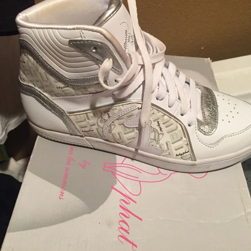 Retro Worn a few times Baby Phat high top tennis.
